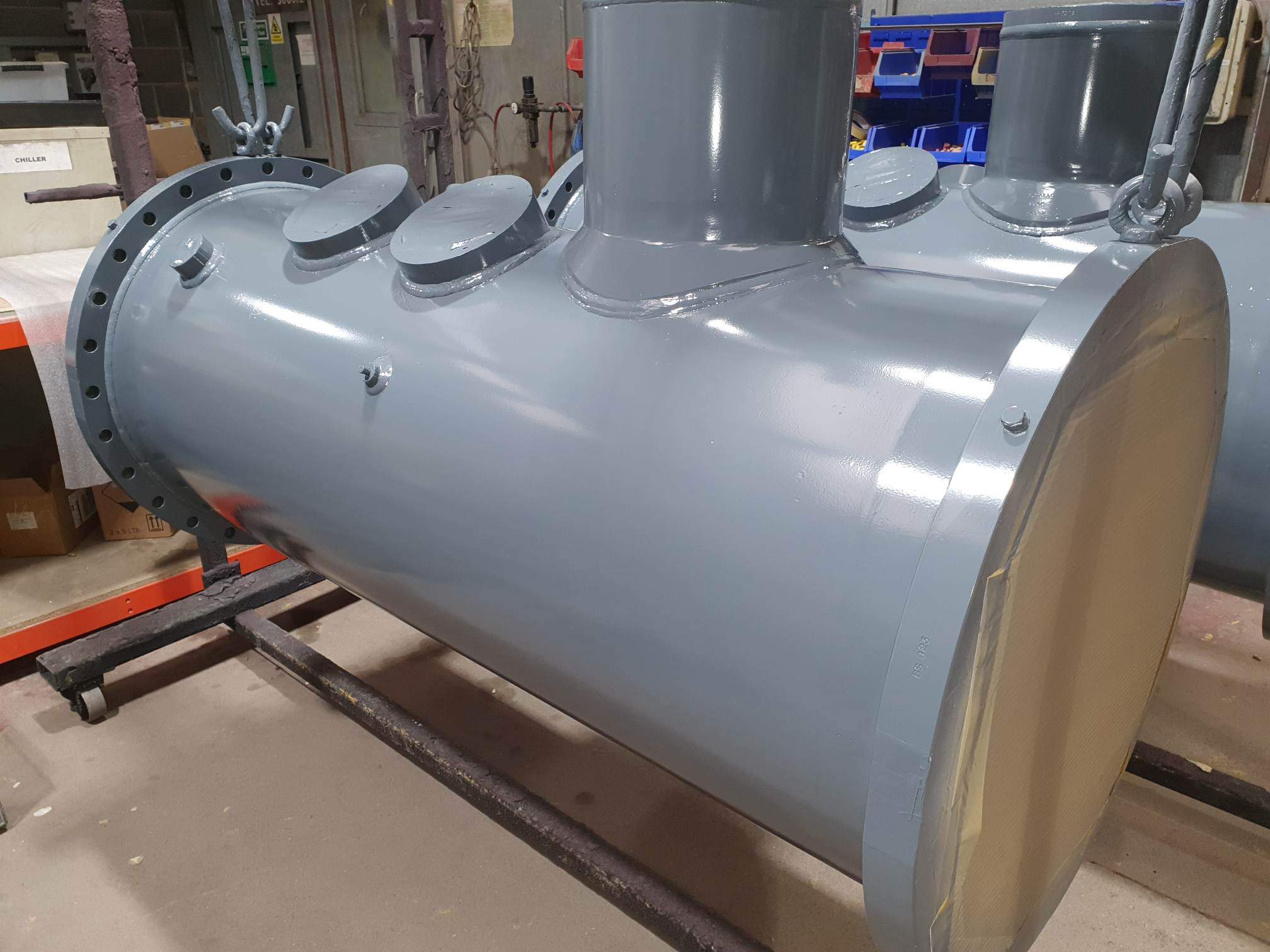 tank refurbishment wet painting